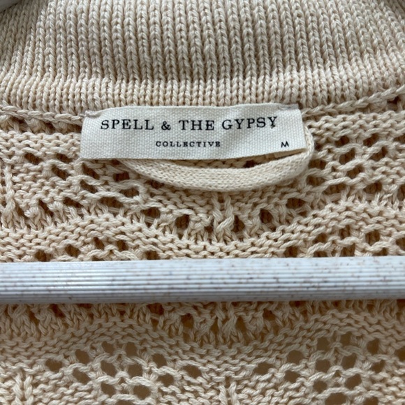 Spell and the Gypsy Road to Paradise Knit Mini Dress in Wheat - Picture 3 of 7